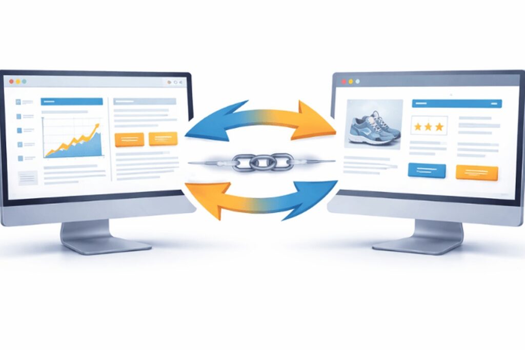 recipročné spätné odkazy